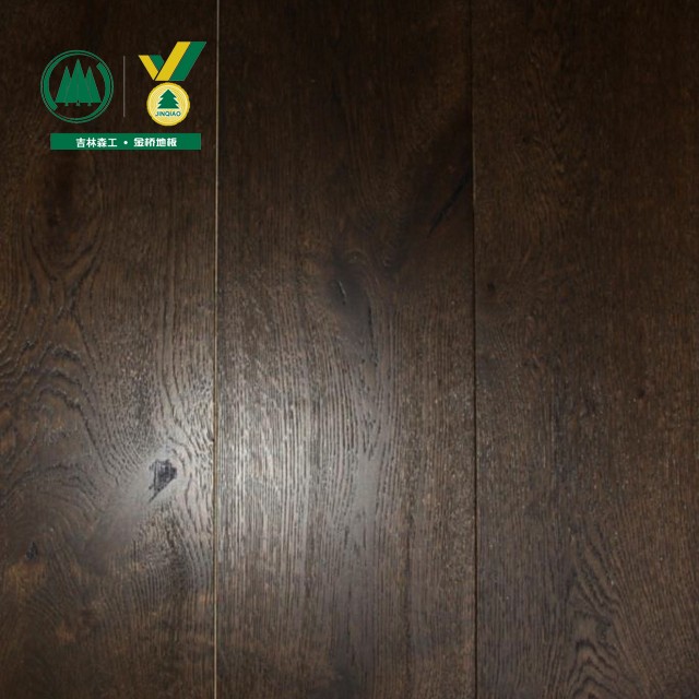 French Oak Stained Color UV Lacquered Engineered Flooring