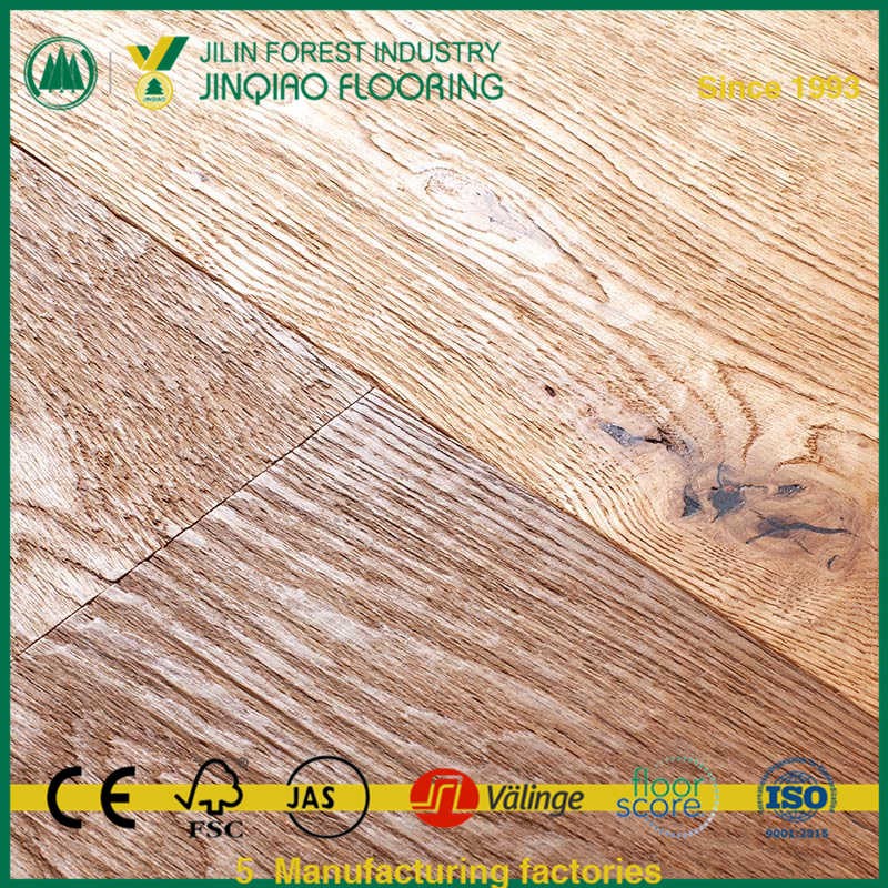 Handscraped Brushed Natural Oiled Rustic Hard Wood Floors