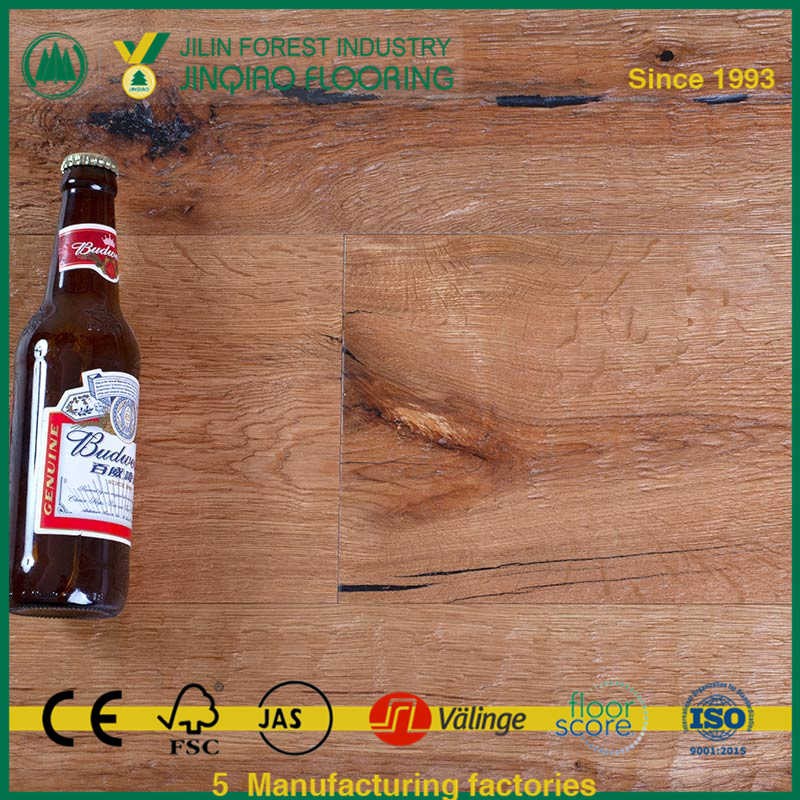 High End Reactive Treatment Natural Oiled Oak Wood Floor