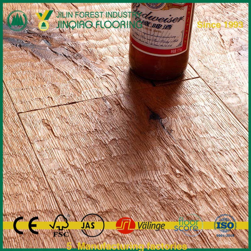 High End Reactive Treatment Natural Oiled Oak Wood Floor