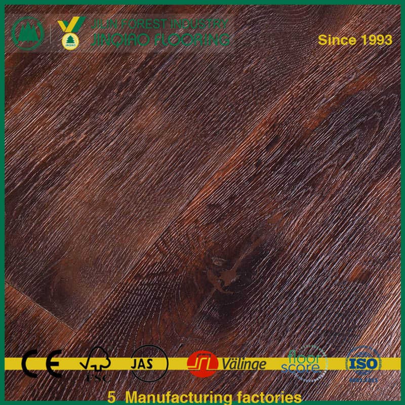 Antique Burnt Red Oak 3 Layer Natural Oiled Engineered Flooring