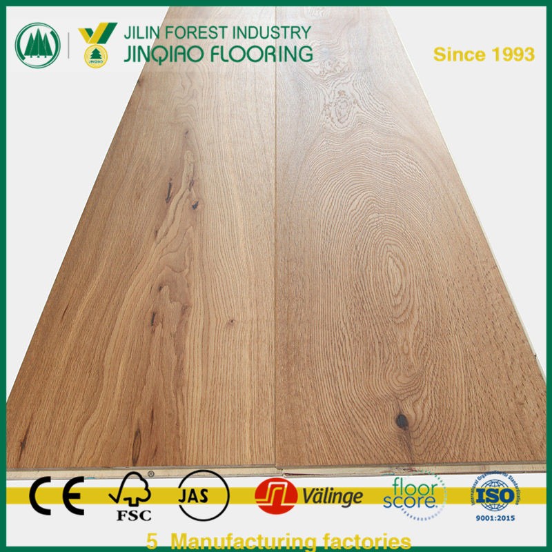 3 Layer Brushed UV Oiled Oak Engineered Flooring