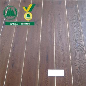 White Oak Handscaped Stained UV Lacquered Engineered Flooring