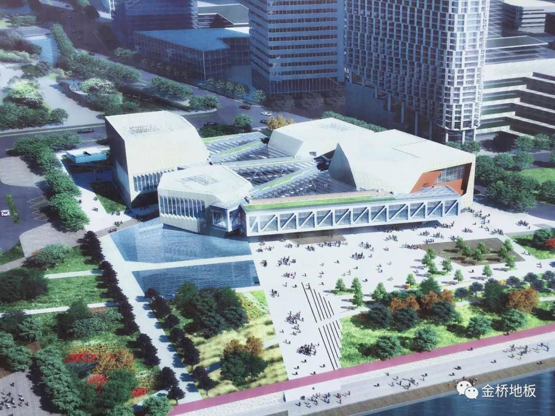 O projeto de instalação do piso Jinqiao para a Tianjin Juilliard School foi concluído com sucesso