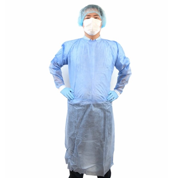 PP Laminated PE Isolation Gown