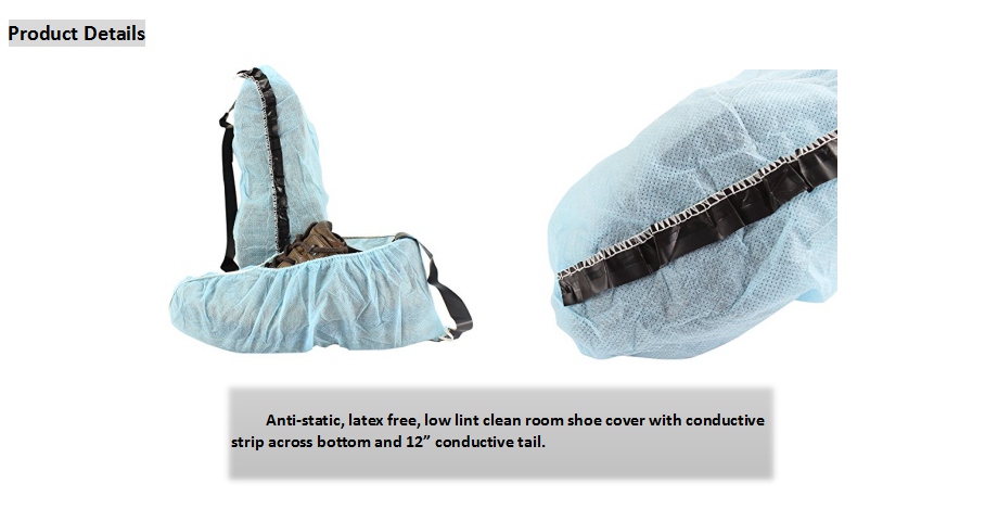 conductive belt shoe cover