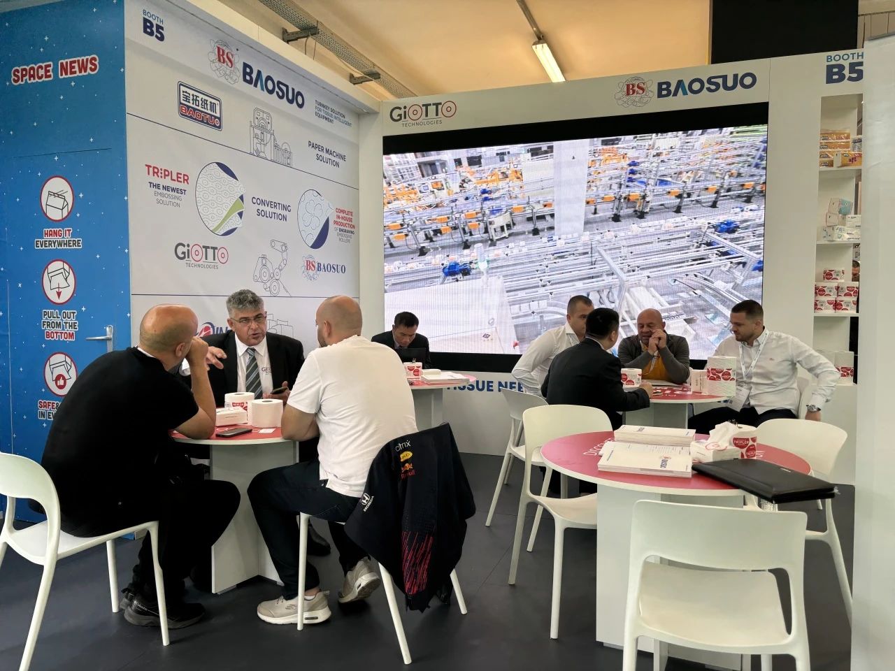 Baosuo Enterprise a participé au MIAC 2024 à Lucques, en Italie