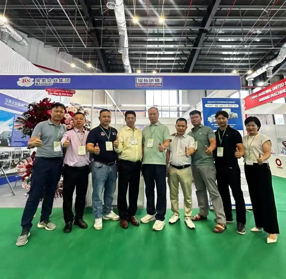 ¡Baosuo participa nuevamente en la Exposición Internacional de Papel y Embalaje de Vietnam!