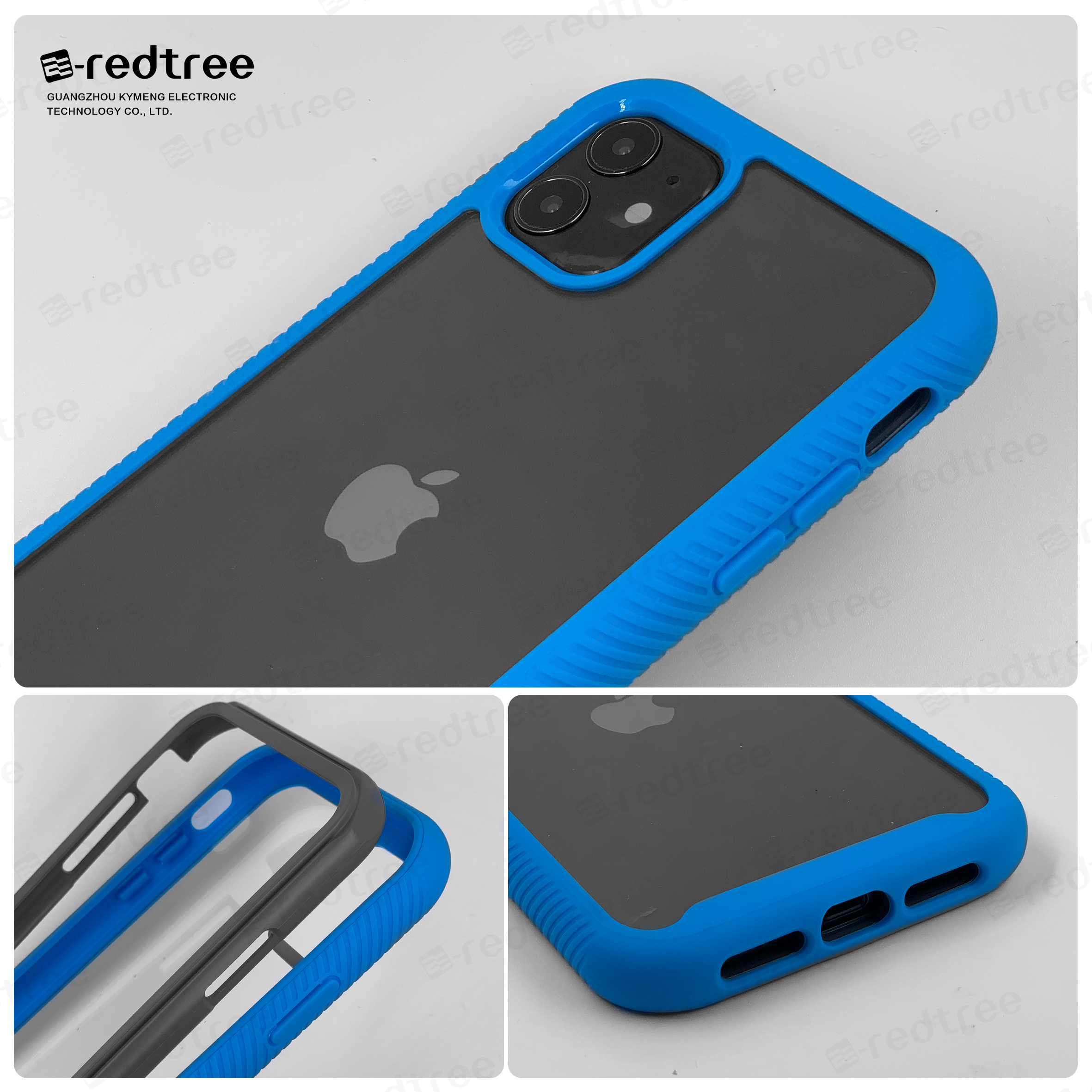 blue light pc case for mobile