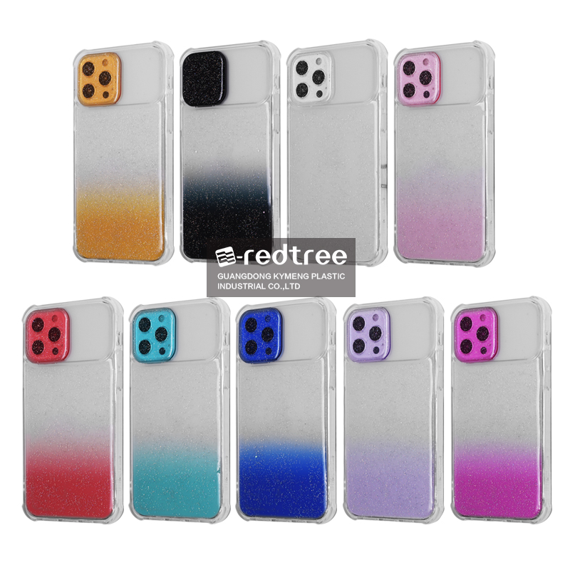 Fijn glitter-duwvenster voor Redmi 9a Mobile Cover