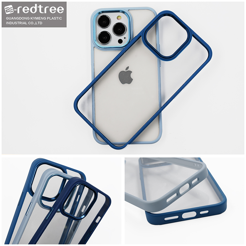 Supply Premium Solid Color Frame For Iphone 13 Back Cover Wholesale