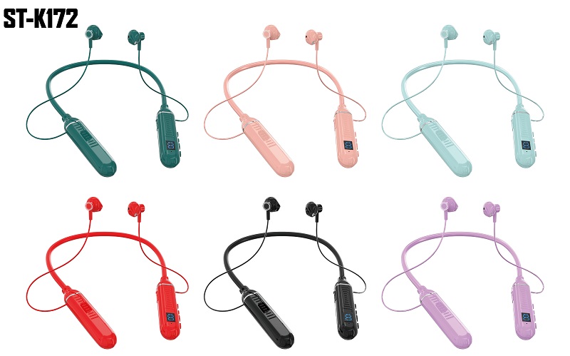 Earphone Bluetooth Desain Muda Nyaman Tahan Keringat Tahan Lama