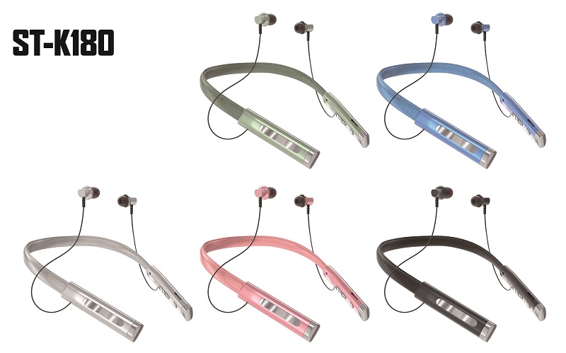 Magnetische oordopjes Bluetooth-oortelefoon met hangende nek