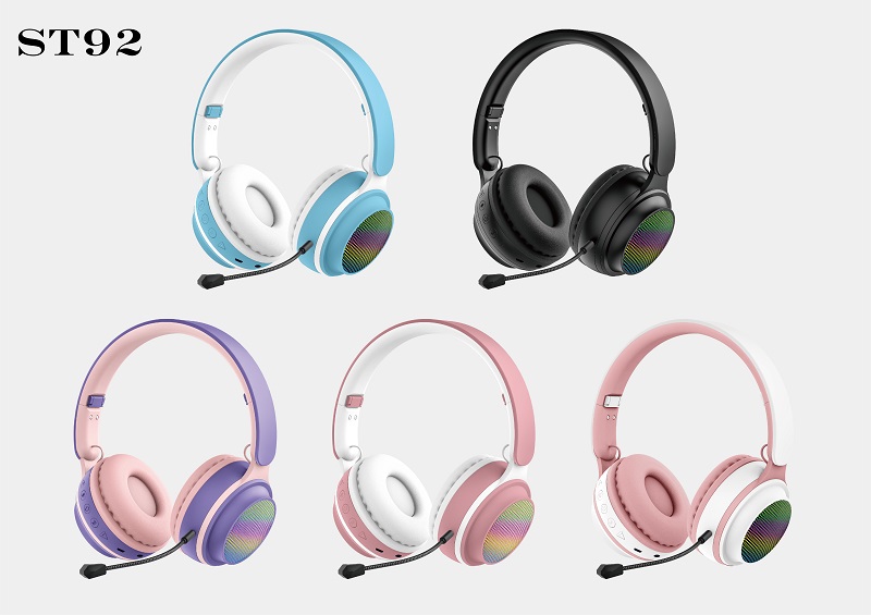 Стереофонічні навушники зі звуковим ефектом яскравих кольорів