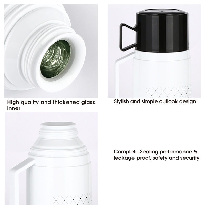 thermos flask with glass inside