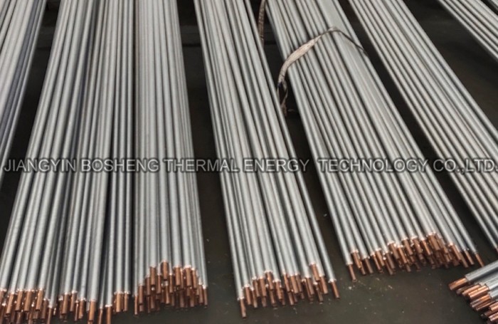 B111 C12200 Copper Extruded Fin Tubes With Al1060 Fin
