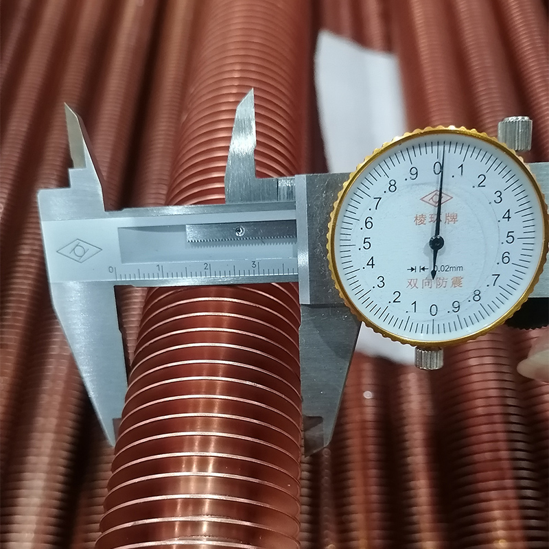 Laser welded fin tubes-copper tubes