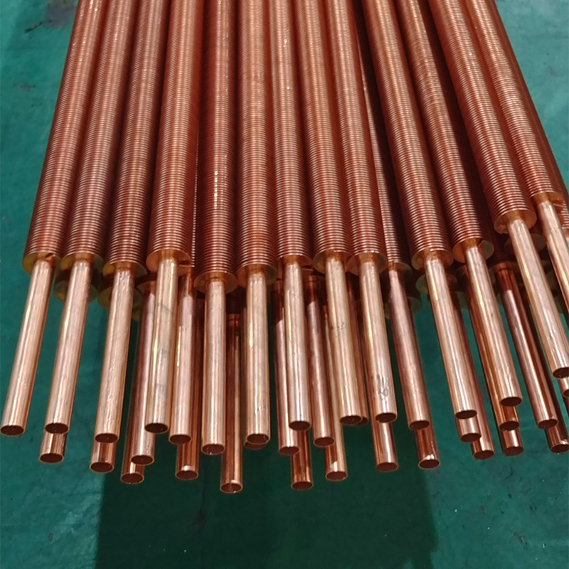 Laser welded fin tubes-copper tubes