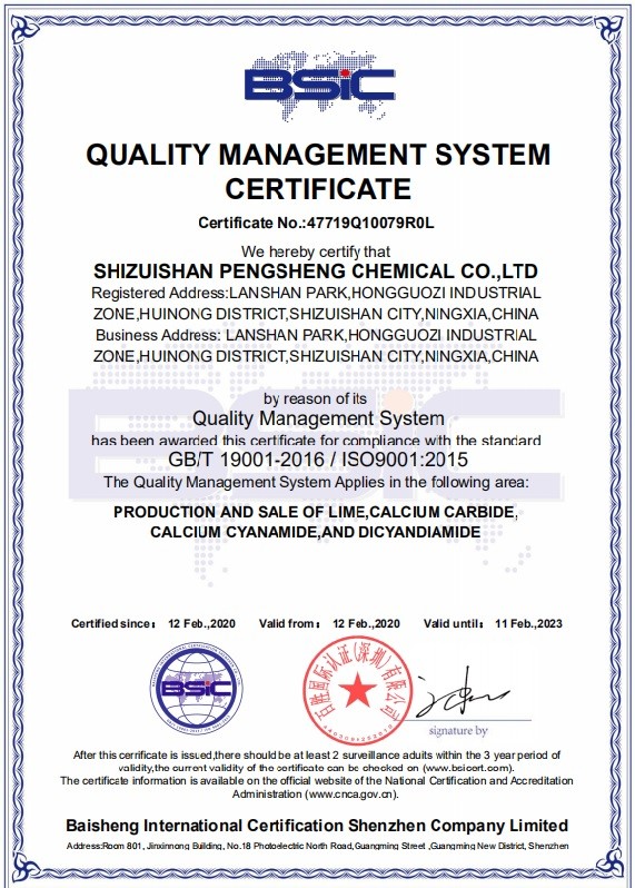 Sertifikat ISO 9001