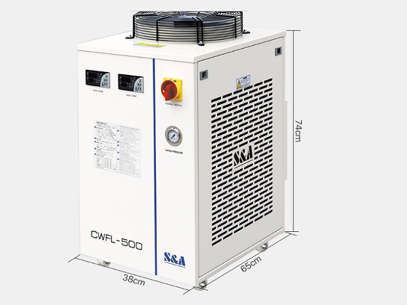 Refroidisseur d'eau à grande puissance FLCW-500 à fibre coupante