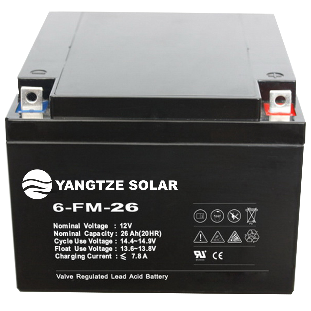 Supply 12V 26Ah Lead Acid Battery Wholesale Factory Yangtze Battery