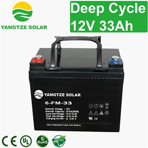 12V 33Ah Deep Cycle Battery