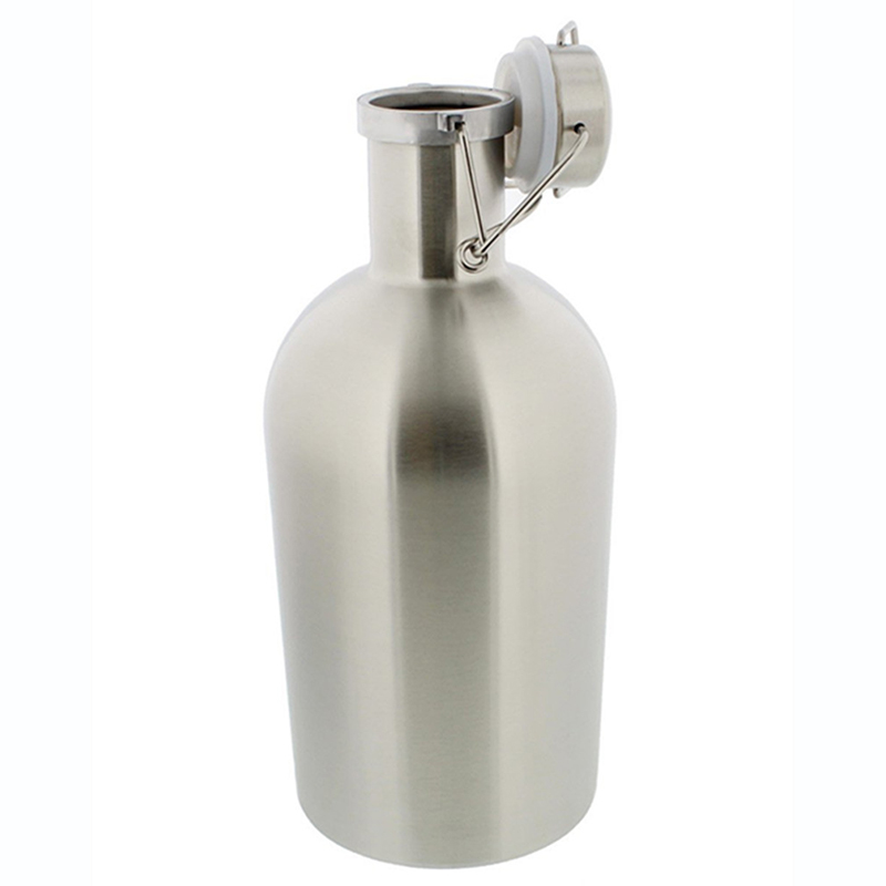 Supply Stainless Steel Thermos Travel 1900ml Beer Growler Water Container Wholesale Factory