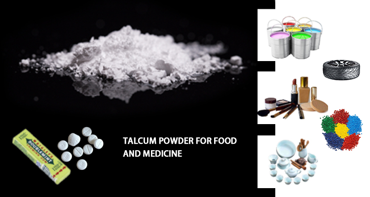 Talc Powder Forpuffed food