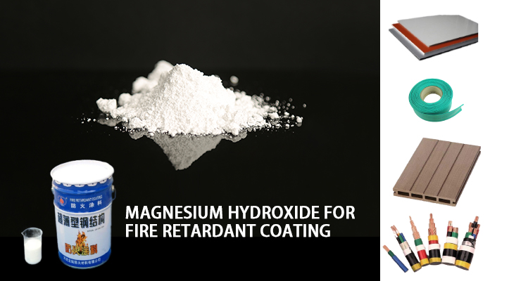 Hidróxido de magnesio para revestimiento ignífugo