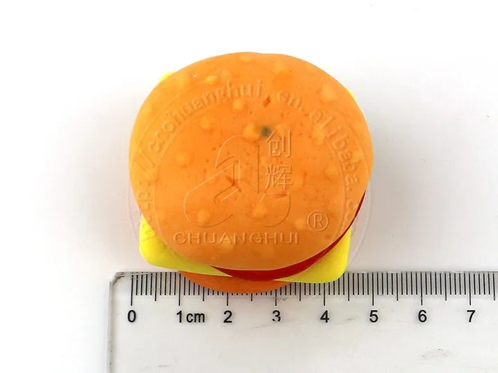 Caramelo blando de la hamburguesa del sabor de la fruta Halal Caramelo gomoso en forma de hamburguesa grande