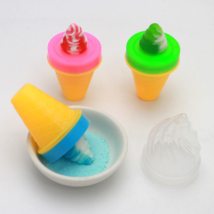 Supply Ice cream shaped bottle hard lollipop candy with