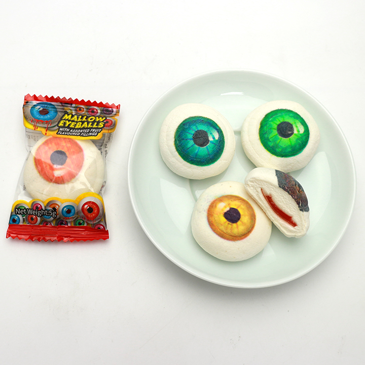 Supply Halloween Eye Shape marshmallow eyeball printed