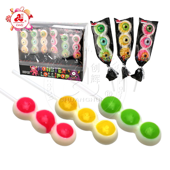 Supply Monster eye lollipop eye ball hard lollipop Halloween sweets and  candies CH-BP040 Wholesale Factory - Guangdong Chuanghui Foodstuffs Co., Ltd