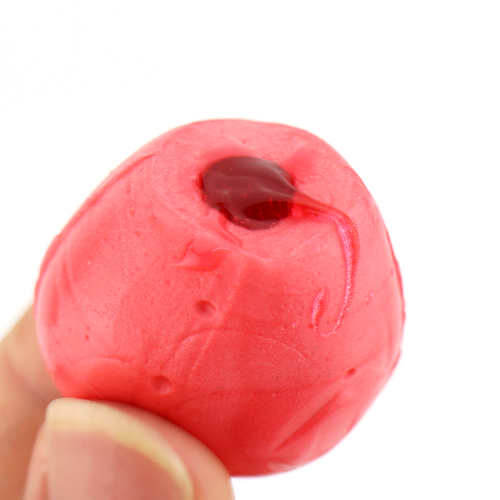 Supply Hot sale Strawberry shaped soft gummy candy filled