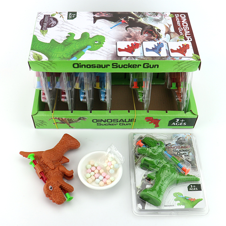 Juego De Tiro Dinosaurios Con Pistolas De Aire, Dardos De Espuma Y Marcador LED – 2 Modos De Juego Para Niños +5 Años