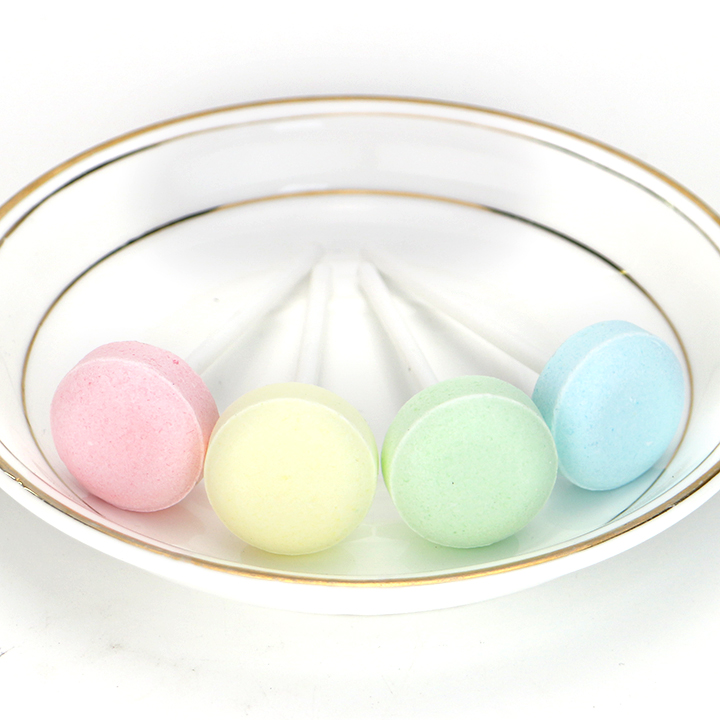500g round dextrose press lollipop candy in bags CH-Z050-2