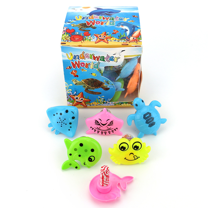 Marine World cartoon animal shaped nipple lollipop toy candy CH-T1124
