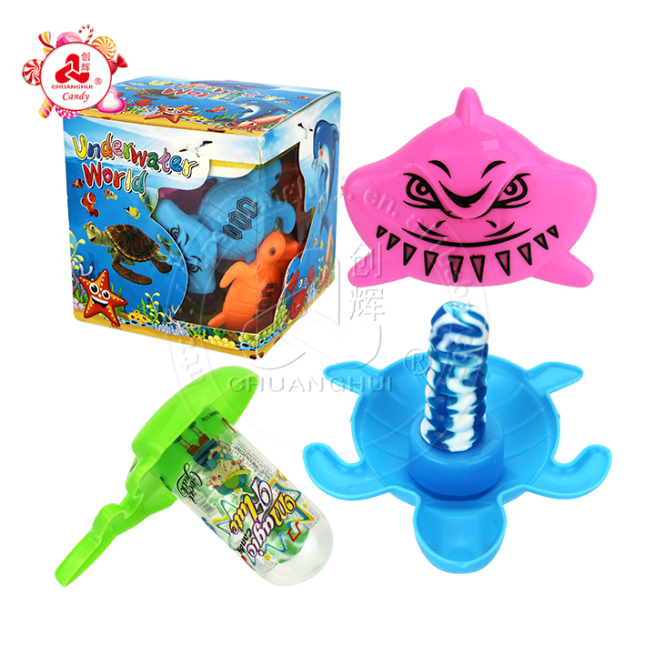 Marine World cartoon animal shaped nipple lollipop toy candy CH-T1124