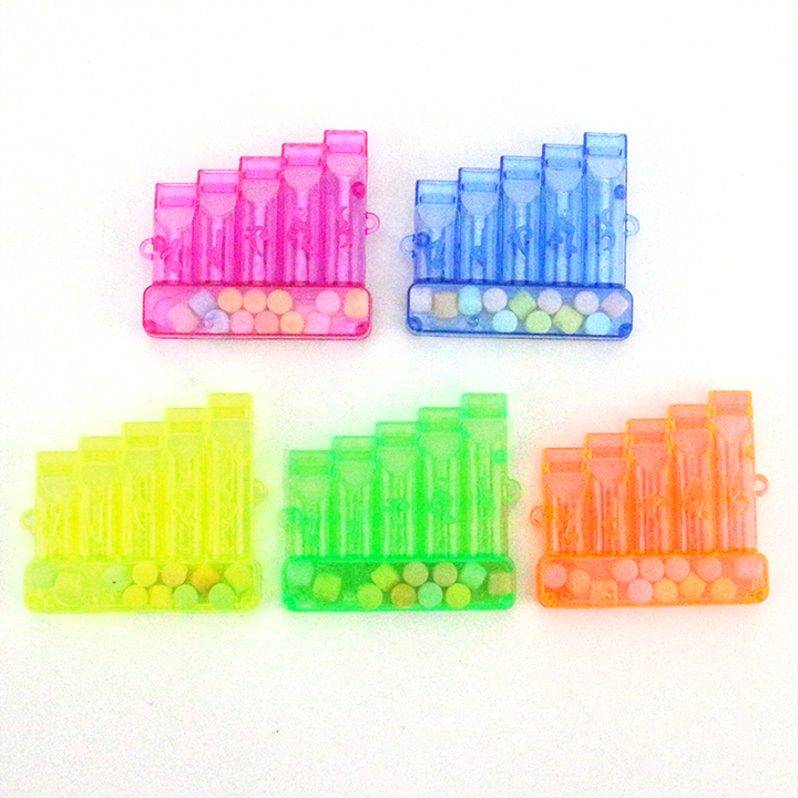 Fun music harmonica shaped whistle toy candy CH-T1144
