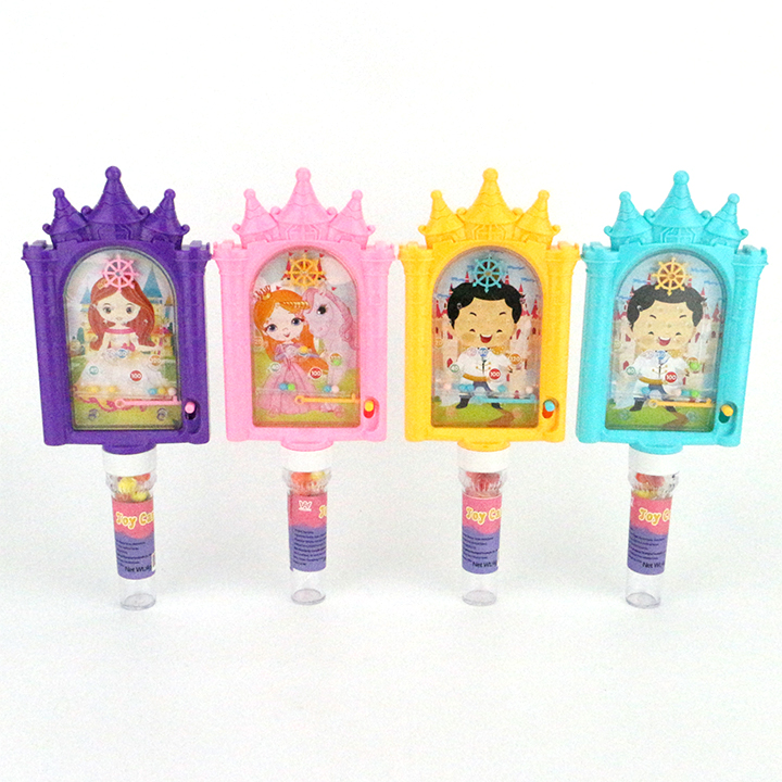 Funny Castle shaped marble game machine toy candy CH-TB179