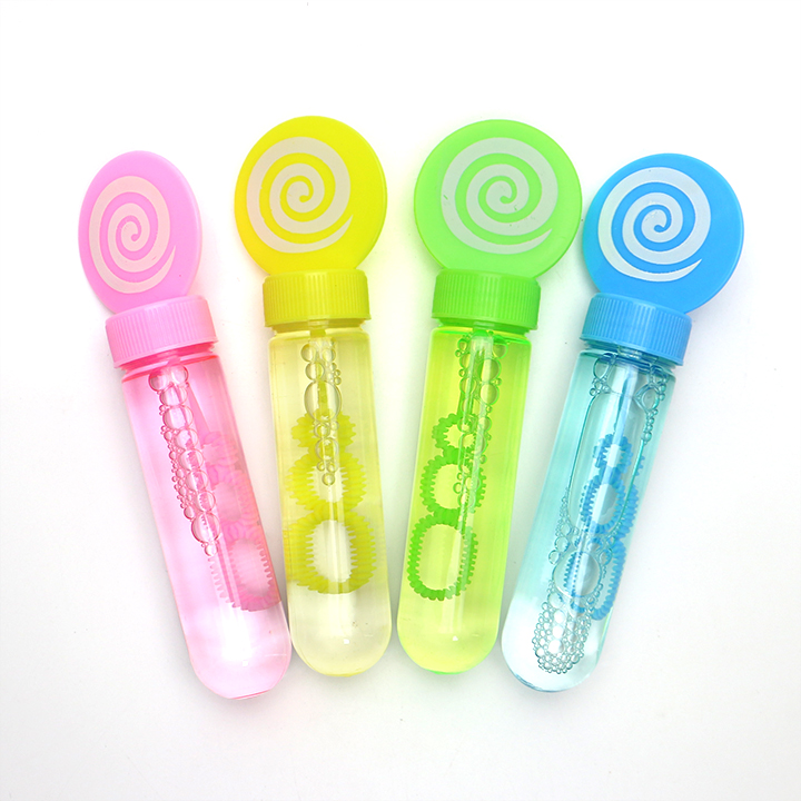 Mini Bubble Blower stick swirl vortex shape bubble stick soap bubble water toy for kids CH-XW018
