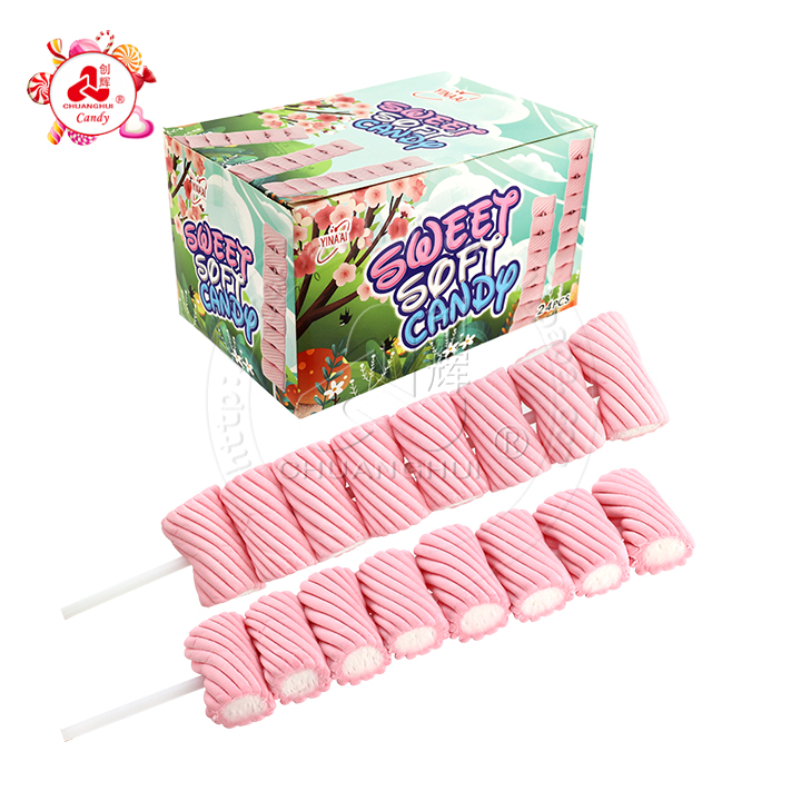 BBQ String twist marshmallow lollipop cotton candy CH-M137
