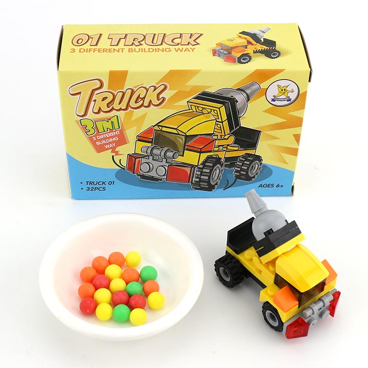 8 in 1 Mini Truck engineer car series model building kit building block toys candyCH-TB181