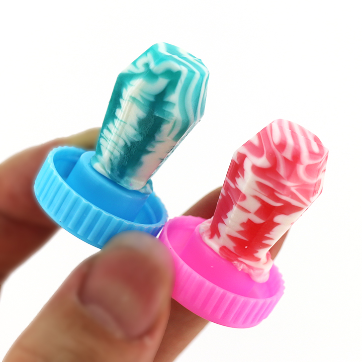 3D diamond shaped pacifier lollipop candy and mini colored candy CH-N632
