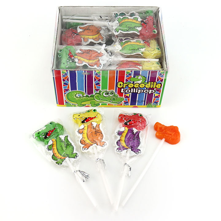 野獣王国/CANDY Supply 12g cartoon crocodile head animal shaped hard