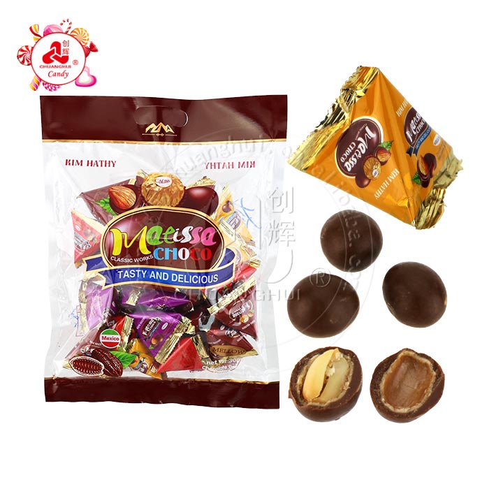 Chocolate Bean Wholesale High Quality Triangle Bag Colorful Crispy Chocolate  Bean - China Chocolate Candy, Candy