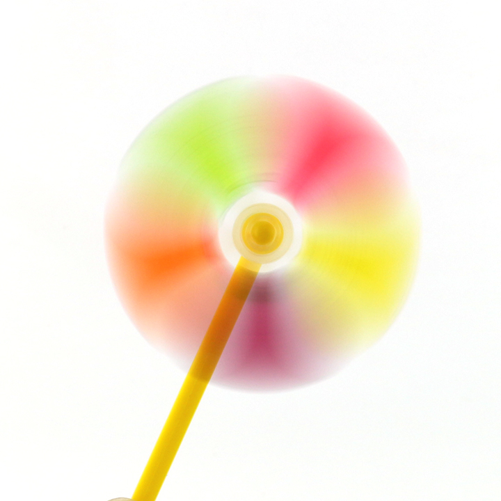 Fruit flavored 5 colors rotating windmill lollipop candy H-H058-8