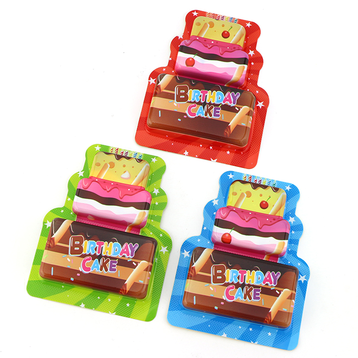 Happy Birthday Cake shaped cup chocolate jam with finger biscuit sticksCH-BC107