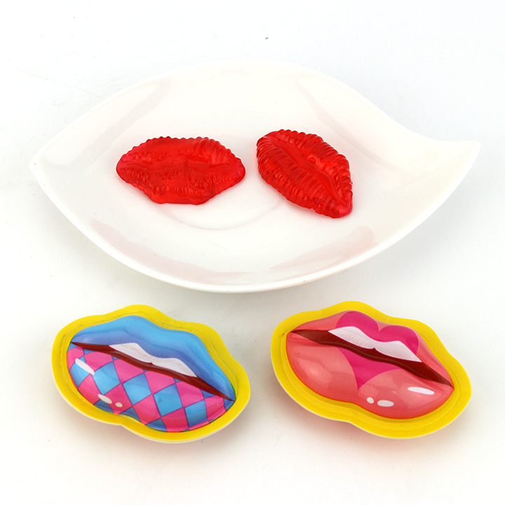 3D Lip shape jelly soft gummy candyCH-J476