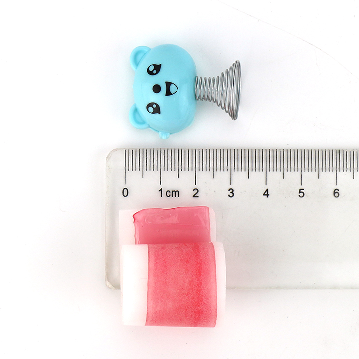 Mini Spring Bear toy with gummy roll soft candyCH-T1192